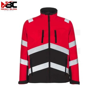Chaquetas DE SEGURIDAD reflectantes de construcción de alta visibilidad con logotipo personalizado para hombres de alta calidad. - Product Image 6