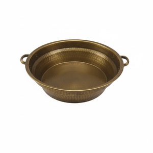 Tazón de Spa para Pies de Cobre Martillado Bronceado, Lavabo Relajante para Pedicura para Salón y Tratamientos en Casa, Disponible al por Mayor - Product Image 2