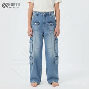 Nuevos Jeans de Mezclilla Personalizados de Alta Calidad para Hombre, Primavera-Otoño, Estilo Casual Recto con Lavado Claro Desgastado, 2025 - Product Image 1