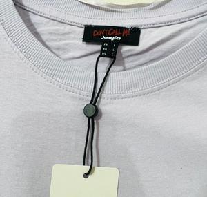 Camiseta de algodón 100% para mujer, ropa transpirable de manga corta para mujer, camiseta lisa cómoda con patrón sólido - Product Image 3