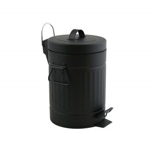Habana 3-liter <b>pedal</b> bin in black - Product Image 3