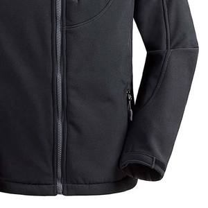 Chaqueta Softshell con Bolsillo Lateral con Cremallera, Chaquetas para Hombre, Material de Poliéster de Alta Calidad, Talla Personalizable, Color Negro - Product Image 3