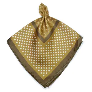 Customization Possible for High Standard Quality 100% Silk Material Pocket Square Handkerchief at an Incredible Price