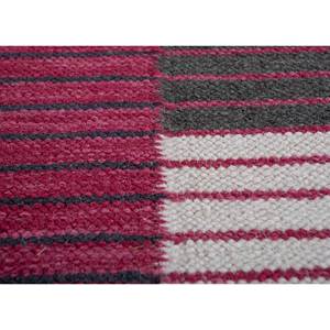 Adwl-13061 Geometric Patchwork Pattern <b>Wool</b> Rugs in Red Orange 9x12 <b>Flat</b> Weaves for Home Living Room Hallway Teens' Room Carpet - Product Image 3