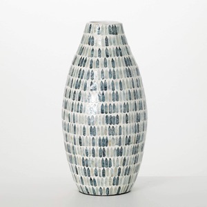 Mosaïque nacre sol vase artisanal irisé MOP coquille incrustation vases pour la décoration de la chambre - Product Image 2