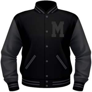 แจ็กเก็ตเบสบอลแจ็กเก็ตเลตเตอร์แมนของผู้ชายแบบอเมริกันออกแบบได้ตามต้องการ - Product Image 1