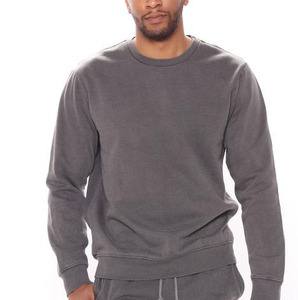 Sweat-shirt à col rond respirant pour hommes avec logo personnalisé 100% coton col rond teint uni pour l'hiver-impression numérique Min. Commander 2 pièces - Product Image 3