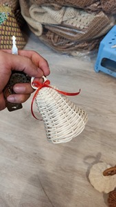 Vente en gros de cloche en rotin pour Noël cloche en rotin tissée à la main pour la décoration de Noël chambre d'enfant fabriquée au Vietnam - Product Image 3