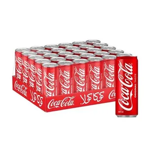 Coca-Cola Original 4x330ml Preço de venda quente Coca-cola 330ml / 500ml Latas e bebidas de garrafa a granel Coca-Cola Zero Sem Açúcar pode