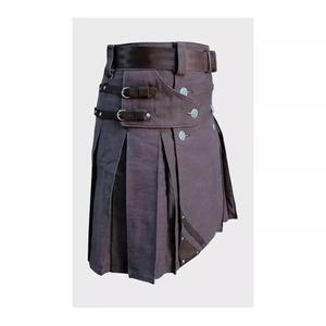 Kilt écossais de haute qualité personnalisé en acier inoxydable et plastique, jaune et noir, 8 yards, tartan royal Stewart pour hommes - Product Image 3