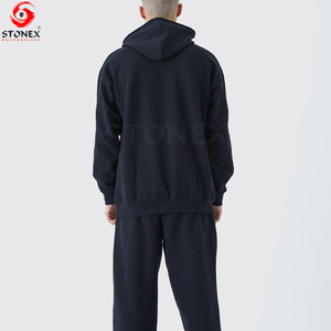 Ensemble pantalon de survêtement avec logo personnalisé de haute qualité Survêtement à capuche lourd avec sérigraphie en soie Survêtement imprimé bouffant - Product Image 5