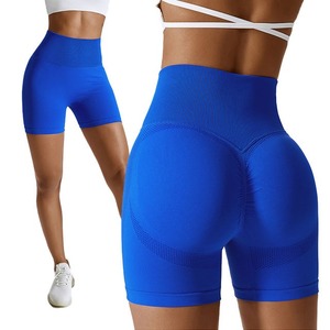 Shorts de Yoga Deportivos para Mujer, Transpirables, para Entrenamiento, Correr, Elásticos, de Cintura Alta, Tipo Bermuda - Product Image 4