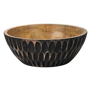 Vajilla de madera Natural respetuosa con el medio ambiente, cuenco de arroz creativo para cocina, cuencos grandes de madera de acacia y mango para sopa y ensalada - Product Image 6