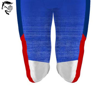 Uniformes de fútbol americano personalizados al por mayor, poliéster transpirable, manga corta, diseño impreso, MOQ bajo, alta calidad - Product Image 3