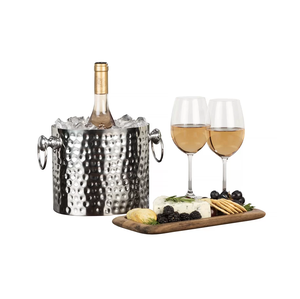 Enfriador de vino de acero inoxidable con aislamiento de doble pared de tendencia superior Construcción de metal con embalaje de cartón de calidad increíble - Product Image 2