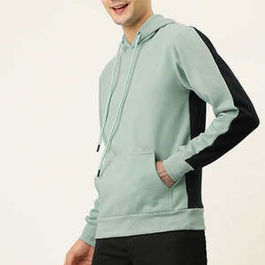 Sweat-shirt à capuche unisexe personnalisé, couleur unie, basique, coton mélangé, imprimé brodé délavé, sweat-shirt d'hiver pour homme - Product Image 3