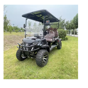 Carrito de Golf Eléctrico de 3-4 Plazas con Características Utilitarias, Velocidad de 50-70 km/h, Alcance de 30-50 km, Certificado CE, Precios con Descuento para Golfistas de 6 Personas - Product Image 1