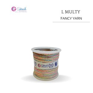 Premium L- MULTY Fancy <b>Yarn</b> Fancy <b>Sequin</b> <b>Yarn</b> High Quality Sparkling Thread for Knitting Crocheting and Weaving - Product Image 1