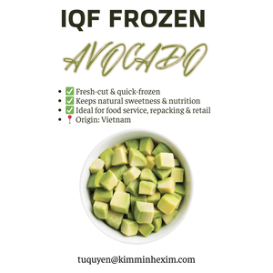 Vietnam IQF Aguacate congelado para batidos Procesamiento de alimentos Exportador de Vietnam - Product Image 3