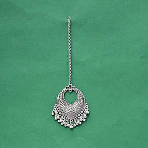 Classic Oxidised Plating Tikka for <b>Bridal</b> <b>Headwear</b> - Product Image 3