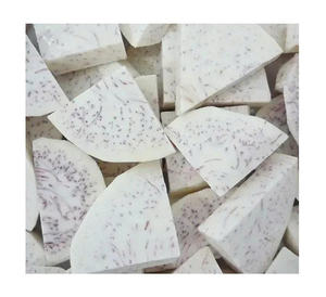 Taro congelé prêt à l'exportation: dés et tranches de qualité A, fournisseur de confiance pour les acheteurs internationaux. - Product Image 1
