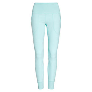 Conjunto de yoga con logotipo personalizado para mujer, conjuntos deportivos de yoga sin costuras de 2 piezas de alta elasticidad sólida para gimnasio - Product Image 6