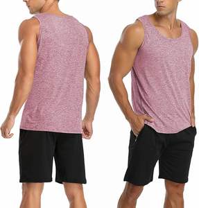 Débardeurs athlétiques de qualité professionnelle T-shirts sans manches décontractés pour Gym Fitness musculation entraînement musculaire tricoté tendance - Product Image 3