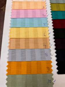 Tissu en lin et coton de haute qualité 40x40, textile uni teint polyvalent pour la confection de vêtements et de vêtements - Product Image 5