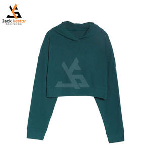 Nouveauté 2025 : Sweat à capuche court pour femme, avec option logo frontal, prix raisonnable, best-seller, haute qualité, vêtement décontracté - Product Image 4