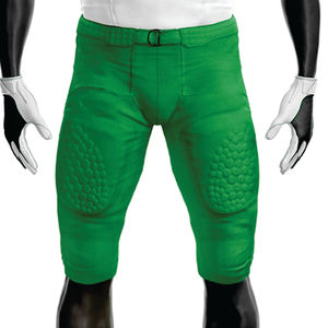 Personalizado 100% poliéster sublimado uniforme de fútbol americano para los hombres transpirable blanco verde aparejos sarga equipo Jersey corto - Product Image 5