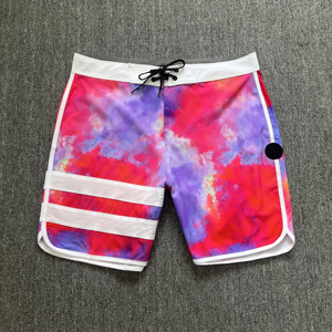 Shorts de bain pour hommes, séchage rapide, hydrofuges, avec cordon de serrage, pour la natation et le surf - Product Image 1