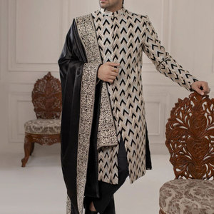 Diseño étnico personalizado Sherwani cómodo para hombre para invierno para fiesta mejor precio al por mayor - Product Image 5