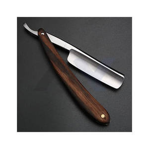 Top Quality Wooden Handle Straight Edge <b>Razor</b> <b>Men</b> Straight Cut Throat Barber Shaving <b>Razor</b> Classic Wet Shaving Home Salon Use - Product Image 6