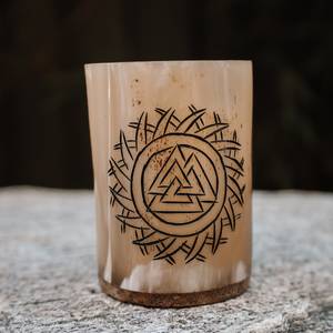 Juego de vasos de chupito de cuerno decorativo para exhibir elegantes vasos de chupito de cuerno para decoración del hogar y experiencias para beber - Product Image 2