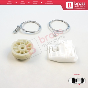 Kit de réparation de lève-vitre arrière gauche BWR272 pour Megane MK2 2002-2008 4/5 portes 8200028070 - Product Image 3