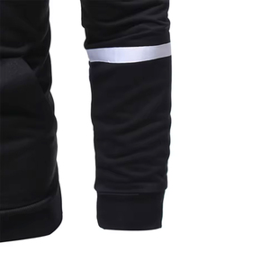 Sweat à capuche en molleton de couleur unie pour hommes, sweat à capuche de sport, vêtements de sport respirants pour hommes, sweats à capuche pour hommes - Product Image 5