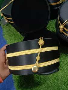 หมวกปักมงกุฎสีดำรูปพระราชพิธีแบบสก๊อต32ND - Product Image 5