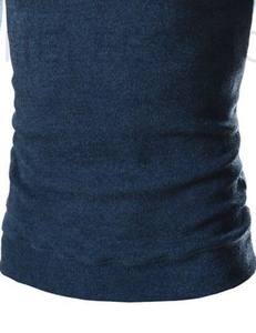 Chemise pour homme de haute qualité en coton 100%, taille personnalisée, respirante, écologique, col roulé, prix de gros - Product Image 4