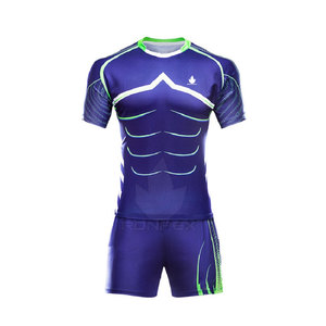 Maillot de rugby et de football pour homme de bonne qualité, uniforme tactique camouflage, 100% polyester, séchage rapide et respirant, taille plus - Product Image 1