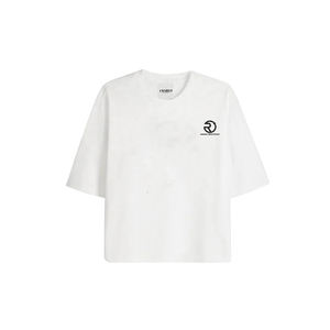 Venta al por mayor Drop Shoulder Heavyweight T-Shirts Custom Cotton Oversized Serigrafía Boxy Cropped T Shirt para hombres - Product Image 1