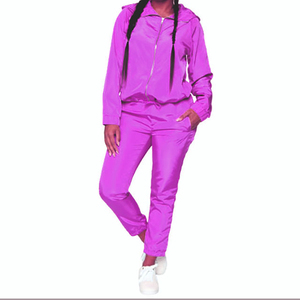 Conjuntos Deportivos Cortavientos Personalizables para Mujer, Transpirables, Ecológicos, 100% Algodón, Diseño Personalizado, Gran Venta - Product Image 3