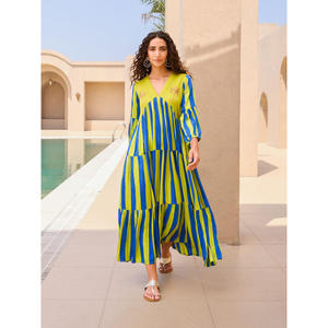 เดรส Mirador Maxi ไซส์ใหญ่ ชุดเดรสลำลองแบบสายเดี่ยวสำหรับผู้หญิง ออกแบบตามสั่ง ใส่ได้ทั้งวันสบายๆ และวันหยุด ไซส์ 6XL - Product Image 1