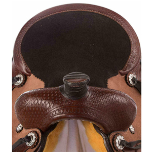 New High Quality Premium Western Leather Horse <b>Saddle</b> Suede Seat Fully Hand Carved <b>Saddle</b> - Product Image 4