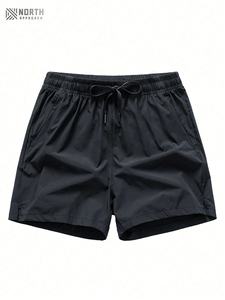 Shorts de sport pour hommes en coton et élasthanne, amples, personnalisés avec logo, pour la course à pied et la salle de sport, respirants, vente en gros - Product Image 3
