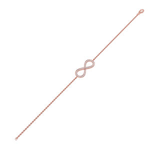 Rikhava 14K diamant délicat bracelet à breloques de mode beau pour les mariages fiançailles occasions spéciales - Product Image 4