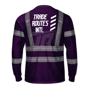 Ensemble de vêtements de travail industriels personnalisables salopette à bretelles avec chemise boutonnée col rond rayures réfléchissantes tissu polyester imperméable - Product Image 6