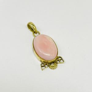 Pendentif opale rose bijoux en pierres précieuses originaux pendentif en argent Sterling 925 bijoux en opale rose fait à la main pendentif incroyable - Product Image 4