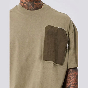 เสื้อยืดขนาดใหญ่สำหรับผู้ชายเสื้อยืดโอเวอร์ไซส์ผ้าฝ้าย100% 200gsm ออกแบบได้ตามต้องการ - Product Image 3