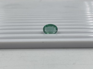 Esmeralda zambiana natural sin tratar y sin calentar, calidad muy fina, corte ovalado de grado premium, 3,15 quilates para la fabricación de joyas - Product Image 6