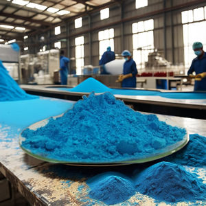 Pigment Fluorescent de haute qualité Turquoise Blue Brighter Floral Powder disponible en vrac quantité à vendre - Product Image 1